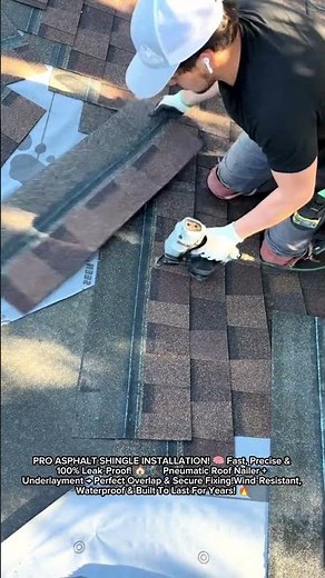 GENIUS TRICK! ⚡ How To Install Asphalt Shingles Fast, Neat & Super Strong! 😲
