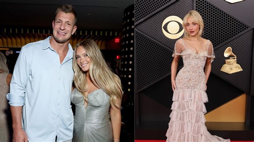 Rob Gronkowski's gf Camille Kostek shows off mesh top for Sabrina Carpenter's Coachella performance