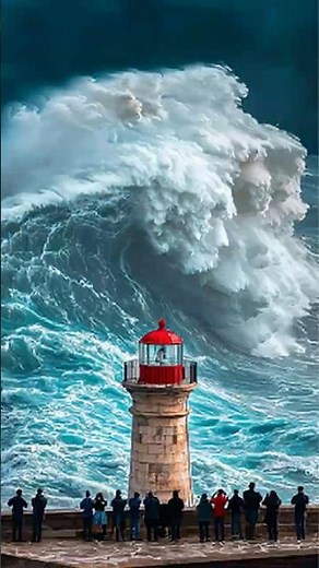 Nazaré’s Giant Waves 🌊🇵🇹 | 4K #shorts #bigwaves
