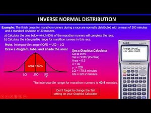 Inverse Normal | Merit | Probability Distributions | 91586 | NCEA Level 3 Statistics