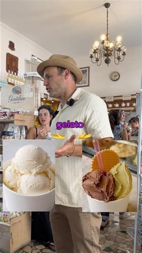 Ice cream vs gelato❓