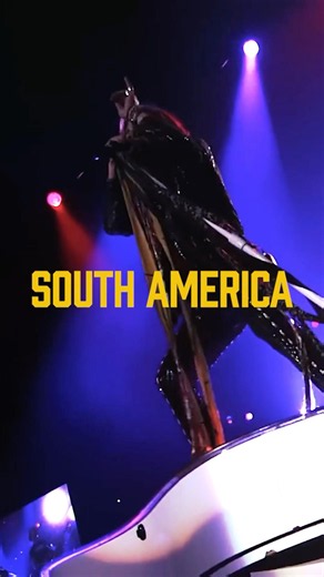Aerosmith touring Mexico and South America in 2016 during their Rock 'N' Roll Rumble Tour 🤘