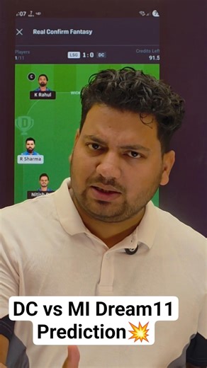 DC vs MI Dream11 Prediction | DC vs MI Today Match Prediction | #dcvsmi #ipl2026 #shorts