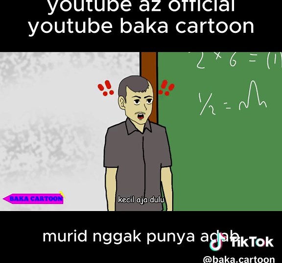 Murid Tanpa Adab dalam Animasi Sekolah