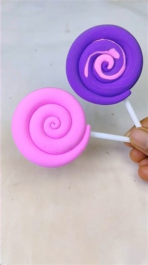 HOW TO MAKE LOLLIPOP 🍭 WITH CLAY #short #shorts #minecraft #miniature #viralshorts #viral#viralvideo