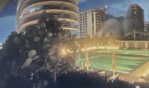 Miami: Eyewitness reacts to building collapse in Surfside