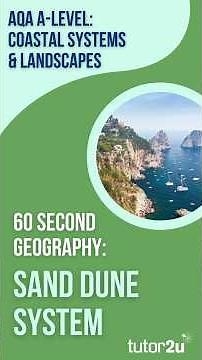 60 Second Geography | AQA A-Level Geography | Sand Dune System (Coastal Systems 17)