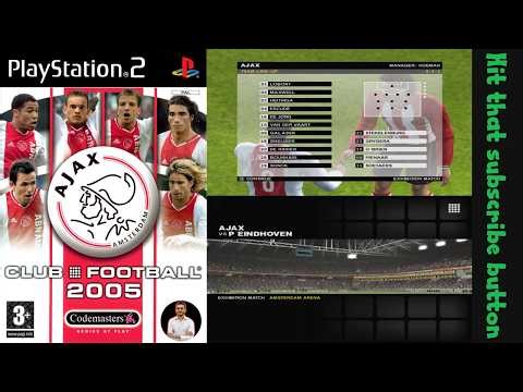 Club Football 2005: Ajax Amsterdam – PlayStation 2 (PS2) Gameplay | Official Ajax Game