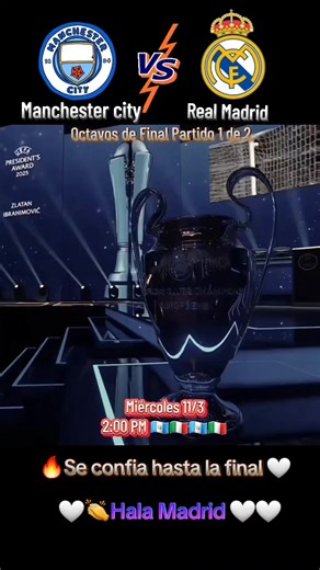 Real Madrid vs Manchester City: Octavos de Final Champions