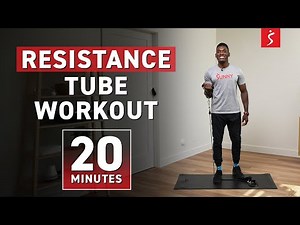 All Levels Resistance Tube Workout: STRENGTHEN & TONE MUSCLES | 20 Minutes | Sunny Strength®