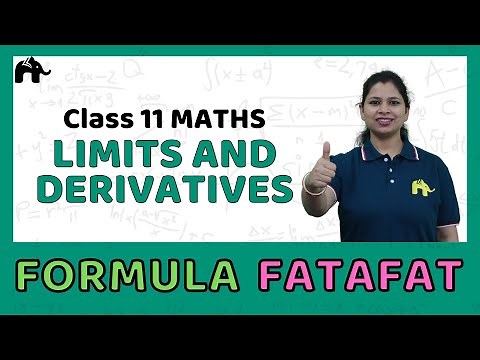 Limits And Derivatives| Class 11 Maths Formulas chapter wise | CBSE NCERT