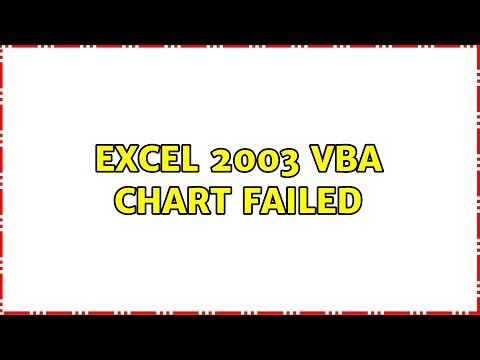 Excel 2003 vba chart failed (2 Solutions!!)