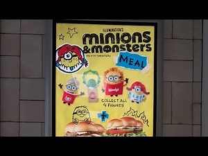 New Minions & Monsters collectibles at Wendy's 😃