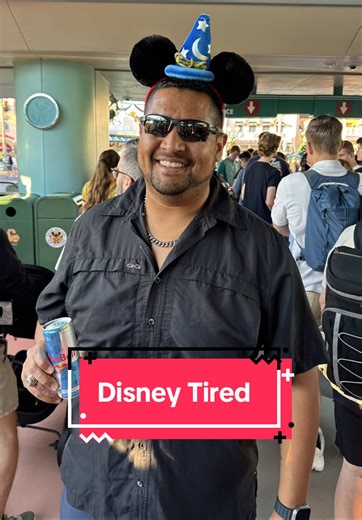 There’s tired and then there’s Disney tired 😩 #disney #disneytired #hollywoodstudios #magickingdom #humor