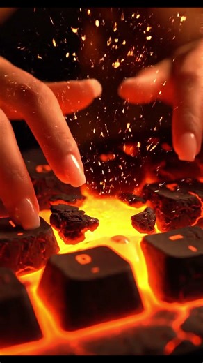 Typing on Sand, Honey, Slime and Lava Keyboards | ASMR 🏖️🍯🌈🟠🌋