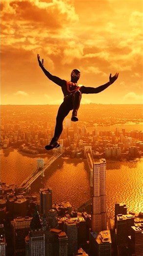 Marvel's Spider-Man 2 PC Miles Morales Web Swing | Breathtaking 💀 #shorts