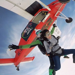 Shivani Bafna on Instagram: "3 years ago I went skydiving in Spain with 2 of my best friends at the same place as the #ZindagiNaMilegiDobara crew. Just because we are unapologetically Bollywood and that crazy. 🤓 We were all a bit terrified, but those 5 minutes in the sky were indescribable. Time froze, I flew almost in slow motion out of the door and the sensory overload was overwhelming. Pretty sure we all teared up a bit. I miss these spontaneous adrenaline rushes and crazy adventures!
