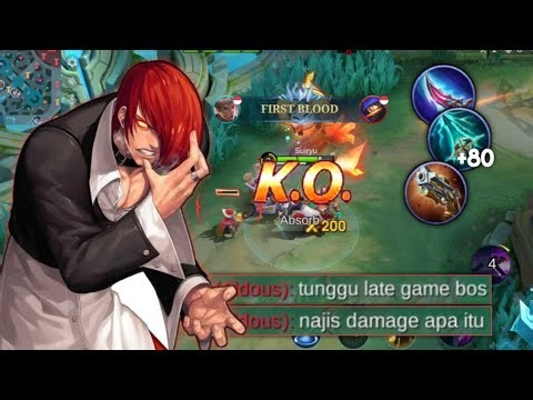 NGELOCK SI PALING LATE GAME SAMPAI SHOCK LIAT DAMAGE BOWO YAGAMI | CHOU MLBB