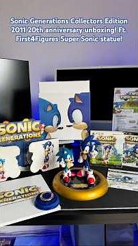 20th anniversary Sonic Generations PS3 Collectors Edition unboxing! Ft. First 4 Figures Super Sonic!