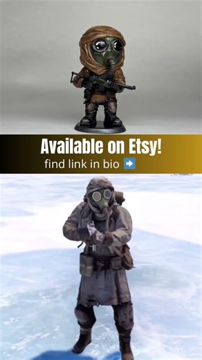 The BEST RUST Skin? Nomad Hazmat Figure IRL! 🏜️ #rust #rustgame #nomad