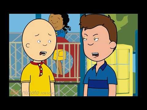 Caillou calls Robbie by his real name/grounded