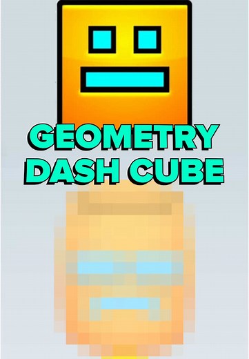 Creating a Geometry Dash Cube as a Mii Character