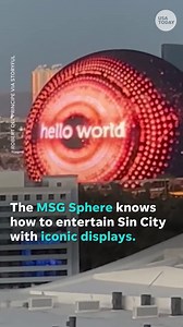 From a trolling emoji to a creepy eyeball, the Las Vegas Sphere knows how to turn heads