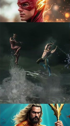 ⚡🌊 THE FLASH vs AQUAMAN | SPEED vs OCEAN POWER 💥