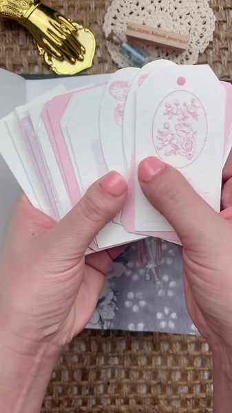 Journaling with me: Calming gray and pink scrapbook inspiration