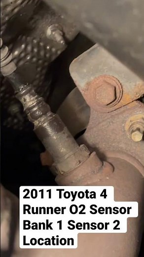 2011 Toyota 4 Runner O2 Sensor Bank 1 Sensor 2 Location. Code P0136