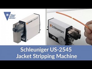 Schleuniger UniStrip 2545 Pneumatic Wire & Cable Stripping Machine - Fiber Optic Center
