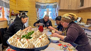 Georgian Khinkali Delicious Dumplings Recipe from Georgian Cuisine | Family Cooking