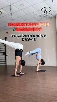 How to learn handstand For Beginners Day-18 Yoga With Rocky