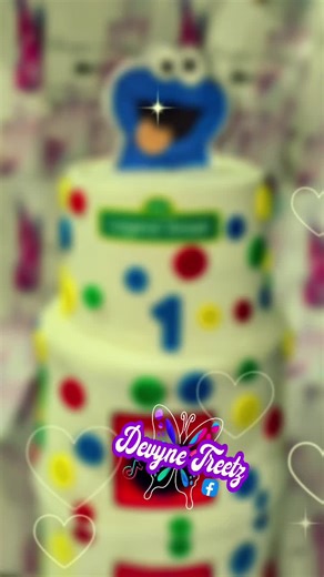 Sesame Street inspired celebration. custom cake, cupcakes, chips bags, water bottles, rice krispy treats, candy bags and plates🎈#fyp