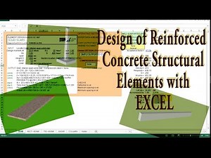 Design of Reinforced Concrete Structural Elements with EXCEL