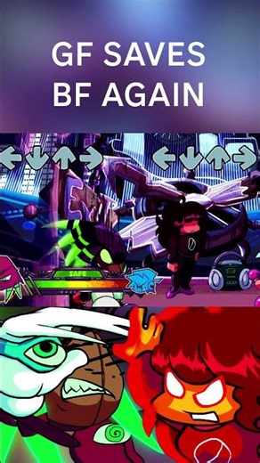 FNF GF saving BF - FULL CUTSCENE #fnf #animation #fnfanimation