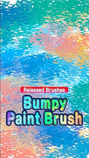 'Bumpy Paint Brush' | Brushes #firealpaca