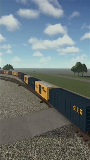 The CSX train with hoppers and box cars, chasing it down part one