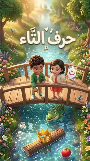 🎶 أنشودة حرف التاء للأطفال | تَ تُ تِ مع كلمات ممتعة 👑🍎🐊