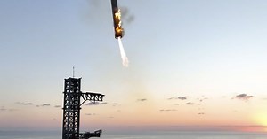 Watch giant ‘chopsticks’ capture returning SpaceX rocket booster