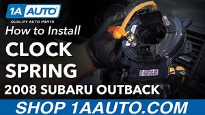 How to Replace Airbag Clock Spring 2004-09 Subaru Outback
