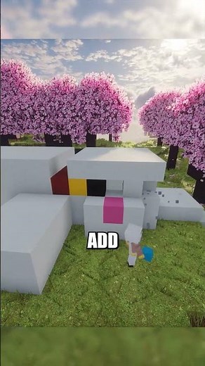 Cute Cat Base in Minecraft #minecraft #minecraftbeauty #minecrafttutorial #minecraftrealistic