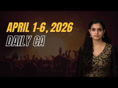 APRIL 1-6,2026 DAILY CA MALAYALAM