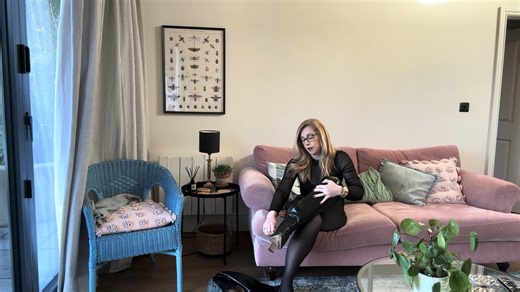 Pantyhose, Nylons, Thigh High Boots Outfit