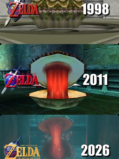 Evolution of Shell Blade - N64 vs 3DS vs Switch 2 #thelegendofzelda