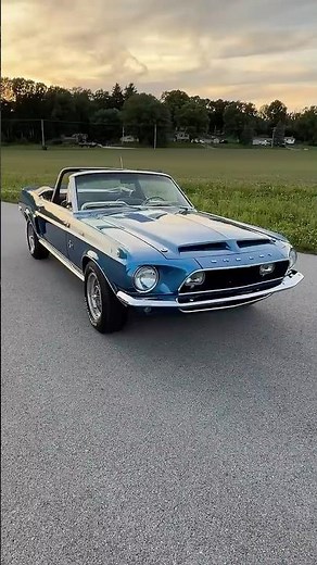 1968 Shelby GT500KR Convertible with AC - #shelby #shelbygt500 #gt500 #gt500kr #428 #shelbyamerican