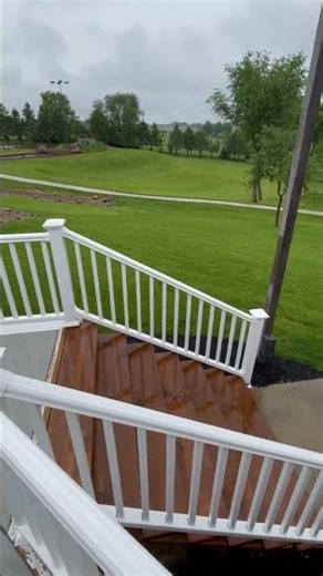 Progress on the ramp and deck project to the kitchen back door. #diy #construction