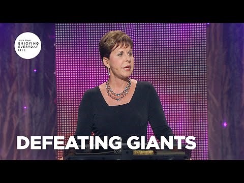 Defeating Giants | Enjoying Everyday Life | Joyce Meyer