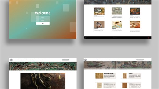 HTMLHTML网页设计源代码 |大学生期末作业超美数字敦煌网页设计源代码分享主要布局Html➕css外部样式➕div➕登录搜索➕视频播放有需要私