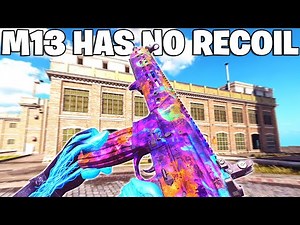 the *NEW* M13 has NO RECOIL on Rebirth Island 😲🏝